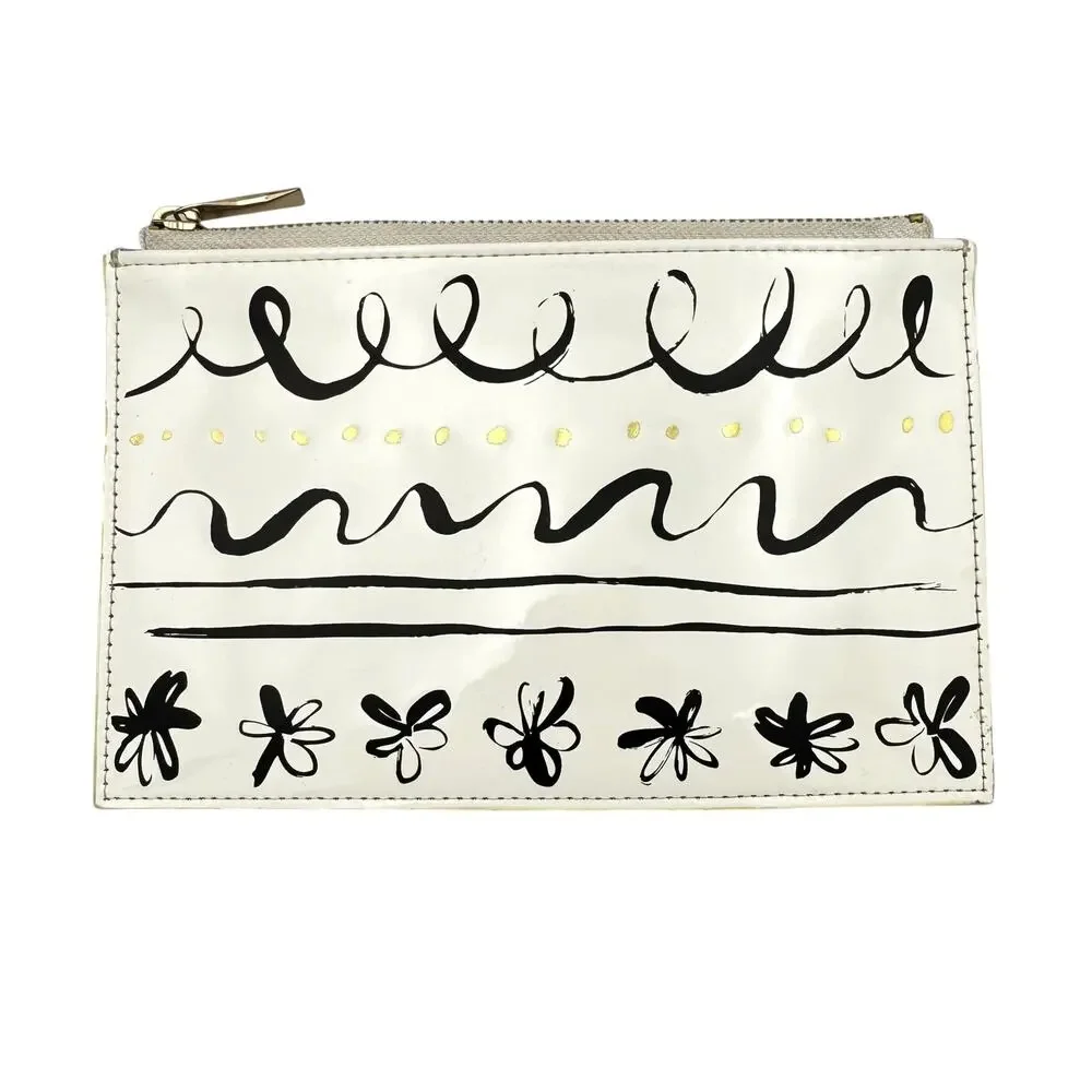 Kate Spade New York Daisy Place Pencil Pouch Storage Bag